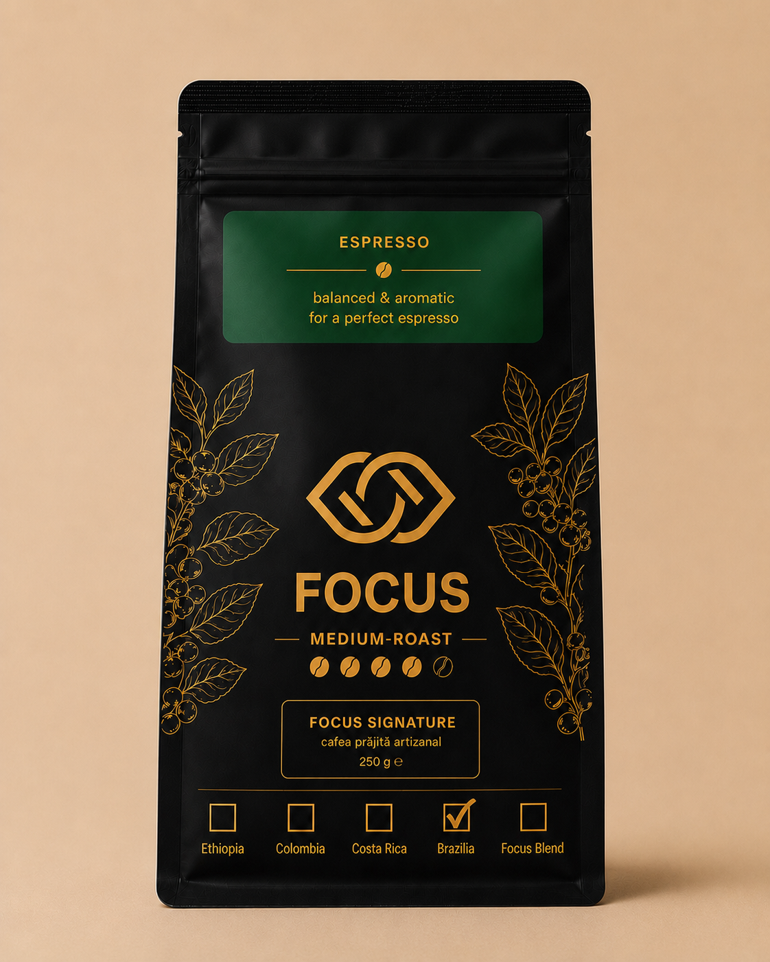 Medium Roast Brazilia coffee